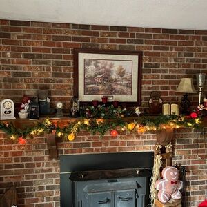 Vintage 1990's Apple and Pear
Pinecone Garland 8 Feet Long